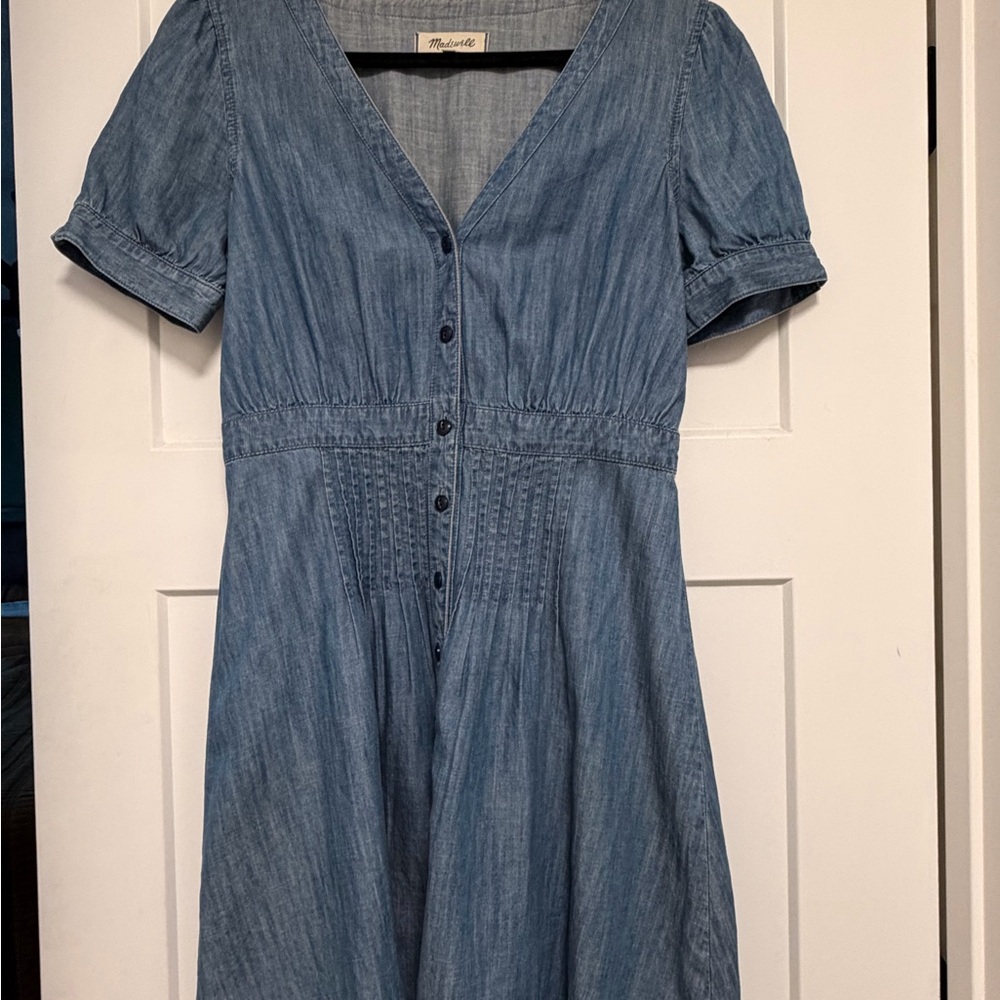 Madewell Chambray Midi Dress